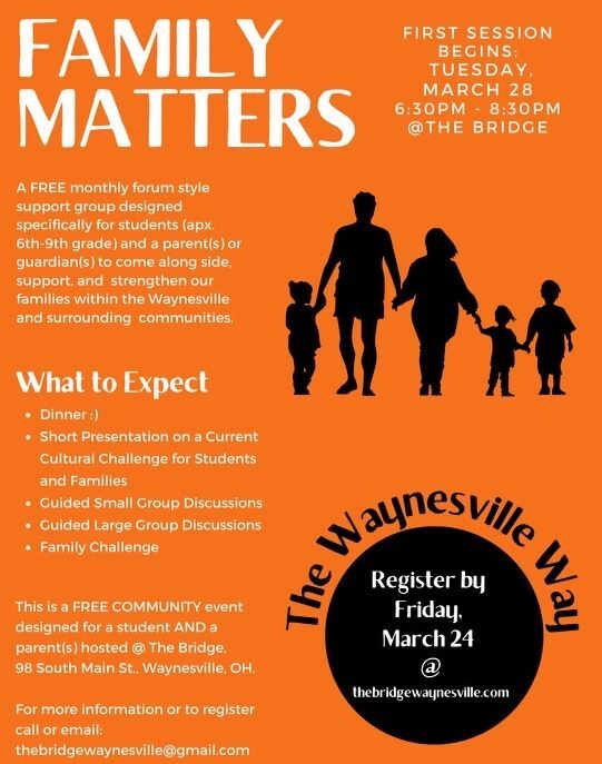 Family Matter flyer
